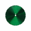 1'' - 20mm Arbor Metallic Green 14'' Metal Cutting Diamond Saw Blade Metal Studs Pipe Angle Steel