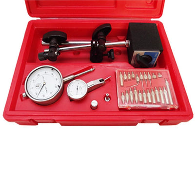 1'' Dial Indicator TEST INDICATOR Magentic Base .001 Graduation 22 Point Set