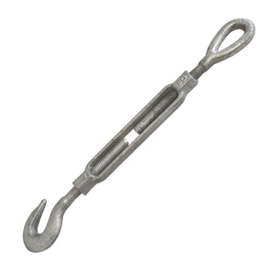 1'' x 12'' Turnbuckle HOOK EYE Pulley Galvanized Drop Forge 1 x 12 Turnbuckle