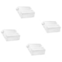 1-1/4'' x 1'' Lucite Clear Acrylic Card Ticket Holder - 4 Pc