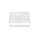 1-1/4'' x 1'' Lucite Clear Acrylic Card Ticket Holder - 4 Pc