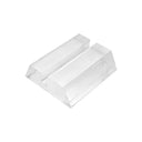 1-1/4'' x 1'' Lucite Clear Acrylic Card Ticket Holder - 4 Pc