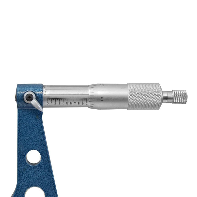 1-2" Range 0.0001" Grad Disc Brake Micrometer Carbide With Wooden Case