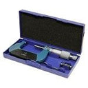 1-2" Range Solid Metal Frame Outside Micrometer 0.0001" Graduation Ratchet Stop