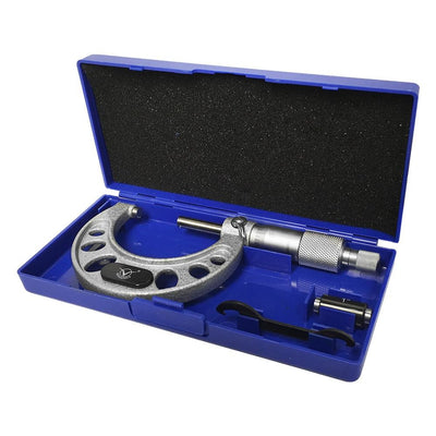 1-2'' SNK Style Solid Metal Frame Outside Micrometer Digital Counter Ratchet Stop 0.0001" Grad
