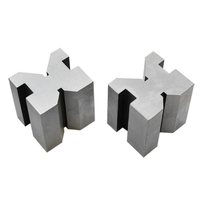 1-5/8" x 1-3/4" x 2-3/4" Hardened and Ground Steel V Block and Clamp Set