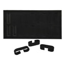 14-3/4" x 8-1/4" x 1-1/8" Black Velvet Watch Display Tray – 18 Slot Jewelry Organizer Tray for Watches, Bracelets & Accessories