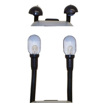 1/2 HP Ball Bearing 6" Dual Wheel Grinder Flexible Lamp 3550 RPM