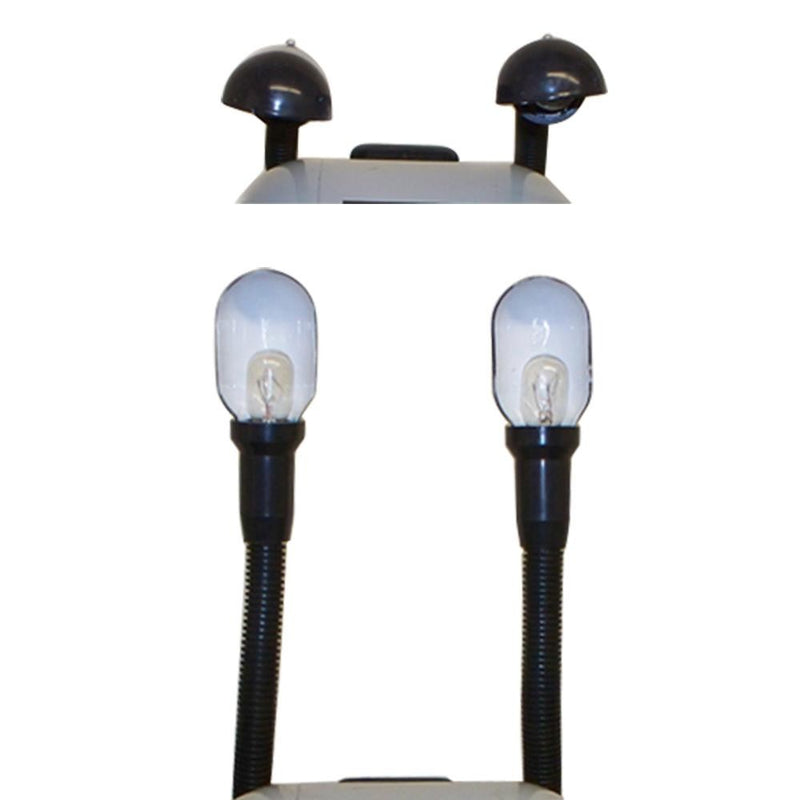 1/2 HP Ball Bearing 6" Dual Wheel Grinder Flexible Lamp 3550 RPM