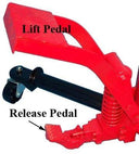 1/2 Ton Heavy Duty Tall Transmission Jack Hydraulic 1000 lbs Cap 34-5/8" To 73-5/8" Lift Range