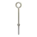 1/2" x 10" Stainless Steel Forge Style Marine Wire Turned Eye Bolt 250 Lb Cap.