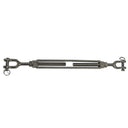 Marine T316 Stainless Steel 1/2" x 9" Jaw Jaw Turnbuckle Tensioner Pulley 2,200 Lbs WLL