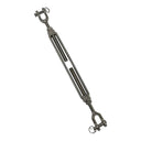 Marine T316 Stainless Steel 1/2" x 9" Jaw Jaw Turnbuckle Tensioner Pulley 2,200 Lbs WLL