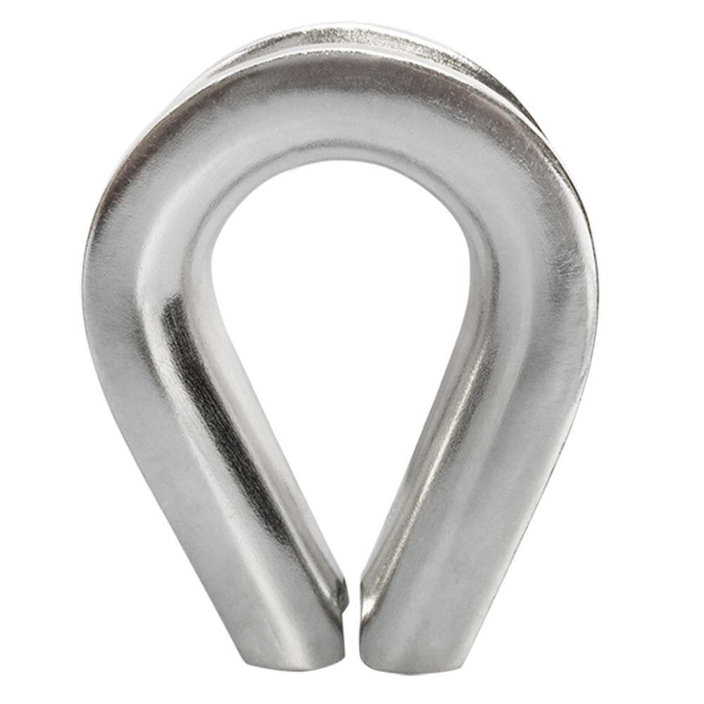 1/2'' Marine Heavy Duty Wire Rope Thimble Rig Anchor Boat Stainless St ...