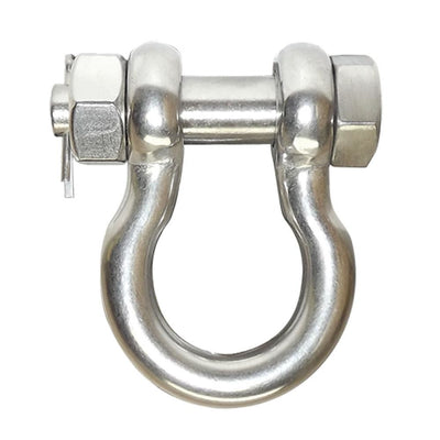 1/2'' Stainless Steel SS 316 Bolt Pin Anchor Bow Shackle 4000 LB 1 3/8" Diameter