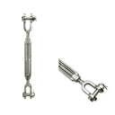 1/2'' x 6'' Jaw Jaw Turnbuckle Pulley Swivel Hoist 316 Stainless Steel Marine