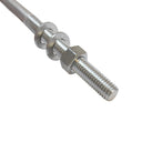 1/4" x 7" 10 Pieces Stainless Steel Forge Style Turned Eye Bolt Nut 50 Lb Cap