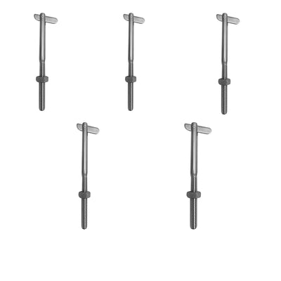 1/4'' -20 Size Stainless Steel Threaded Drop Pin Type 316 UNC With Set Of 5 PC Right Hand Thread