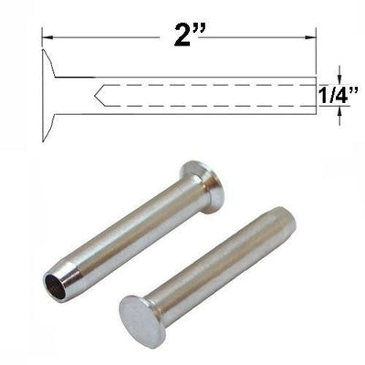 1/4'' Stainless Steel T316 Swage Stemball For Metal Post Cable Railing 10 Pc