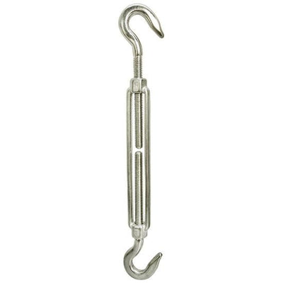 1/4'' x 4''  5 PC 316 Stainless Steel Marine HOOK HOOK Turnbuckle