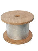 T316 Stainless Steel Wire Rope 500 ft Wire Cable Deck Railing 1/8" 7x19 Strands Construction, 1,300 lbs Breaking Strength for Stair Handrail Clothesline