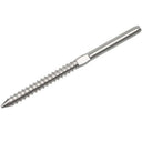 1/8" Lag Stud Swage and Swage Tensioner w Lag Screw Combo Stainless Steel 316