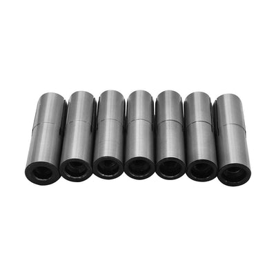 1/8''- 1/2'' MT3 Round Collet Set 3/8''-16 Drawbar Thread - 7 Pc