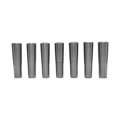 1/8''- 1/2'' MT3 Round Collet Set 3/8''-16 Drawbar Thread - 7 Pc