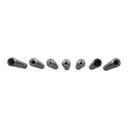 1/8''- 1/2'' MT3 Round Collet Set 3/8''-16 Drawbar Thread - 7 Pc