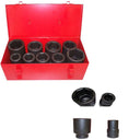 10 PC 1" Drive Deep Impact Socket Chrome Molybdenum 2" SAE