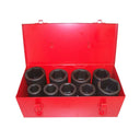 10 PC 1" Drive Deep Impact Socket Chrome Molybdenum 2" SAE