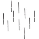 10 PC 316 Stainless Steel Lag Stud Swage Cable Railing for 1/8" Cable