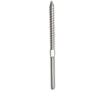 10 PC 316 Stainless Steel Lag Stud Swage Cable Railing for 1/8" Cable