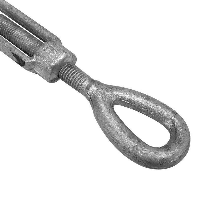 10 PC 5/16" x 4-1/2" Marine Eye Eye Turnbuckle Pulley Galvanized Drop Forge Steel Swivel Hoist Eye WLL 800 Lbs Cap