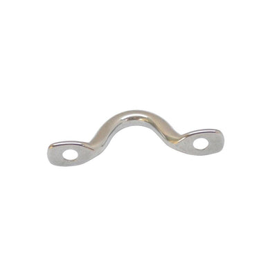 10 Pc 5mm Top Wire Eye Straps Loop Boat Marine Stainless Steel Plate Oblong Ring Bolt Lift Machine Mount