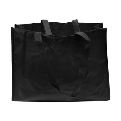 10 PC BLACK 12" x 16" Reusable Bag Recycled Non woven Grocery Shopping Bag Tote Bags With Handles
