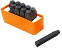 10 PC NUMBERS 0-9 Hand Steel Punches & Stamps 1/4" 6MM Marking Metal Stamping