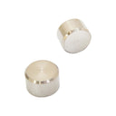 10 Pc RH End Cap Flat Dome Jam Nut 316 Stainless Steel Cable Railing 1/4"-20 Thread Marine Boat