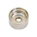 10 Pc RH End Cap Flat Dome Jam Nut 316 Stainless Steel Cable Railing 1/4"-20 Thread Marine Boat