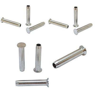 10 PC Stainless Steel Swage Stemball Hand-Crimp for WOOD POST 1/8" Cable Railing