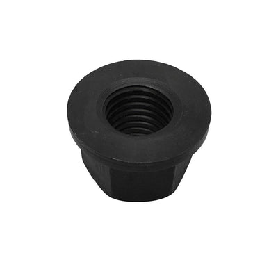 10 Pc Thread Flange Nut 3/8''-16  Steel Hex Threading Black Oxide Finish