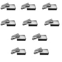 10 Pc Zebra Animal Print Cotton Filled Batting Gift Boxes Jewelry