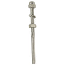 10 Pcs T316 Stainless Steel Right Hand Swage End Fittings 1/4" - 20 Threaded for 1/8" Cable Rail