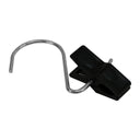 10 Pcs Laundry Hooks Clips Clothes Pin Plastic Retail Display-BLACK