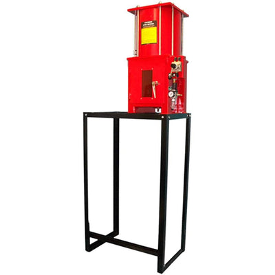 10 Ton Air Hydraulic Oil Filter Can Crusher w/ Stand