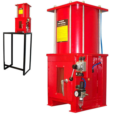 10 Ton Air Hydraulic Oil Filter Can Crusher w/ Stand