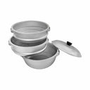 10" Aluminum Small Holes Steamer Steaming Vegetables, Dumplings, Buns Cookware Kitchen