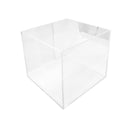 10'' x 10'' x 10''  Lucite Clear Acrylic 5 Sided Cube Bin Retail Display