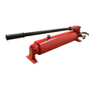 10,000 PSI Pneumatic Hydraulic Hand Pump MH6 2 Speed Manual Pressure Gauge 72" Hose & Coupler