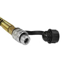 10,000 PSI Pneumatic Hydraulic Hand Pump MH6 2 Speed Manual Pressure Gauge 72" Hose & Coupler